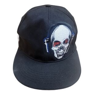 L/XL Gamer Life Fitted Embroidered Skull Cotton Baseball Hat Cap,Red,Black,White